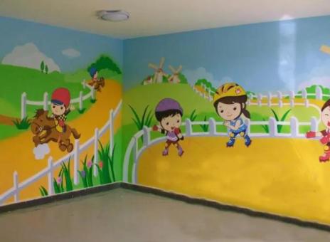  新安幼儿园墙体彩绘制作流程及注意事项