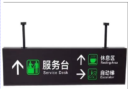  新安吊牌灯箱制作流程。