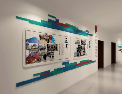  新安企业文化墙用什么材料好？