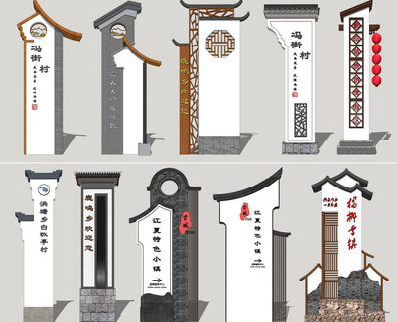  新安美丽乡村标识标牌有哪些分类？