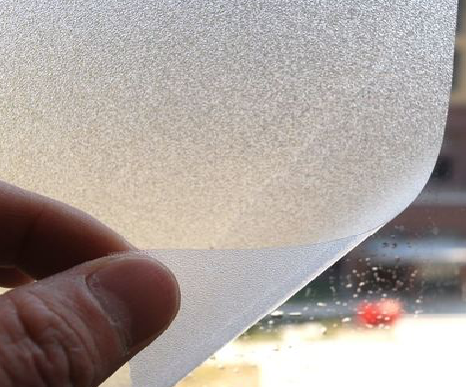  新安玻璃门外面粘广告用什么材料好？