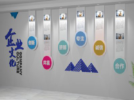  新安企业文化墙需要传递什么办公文化？