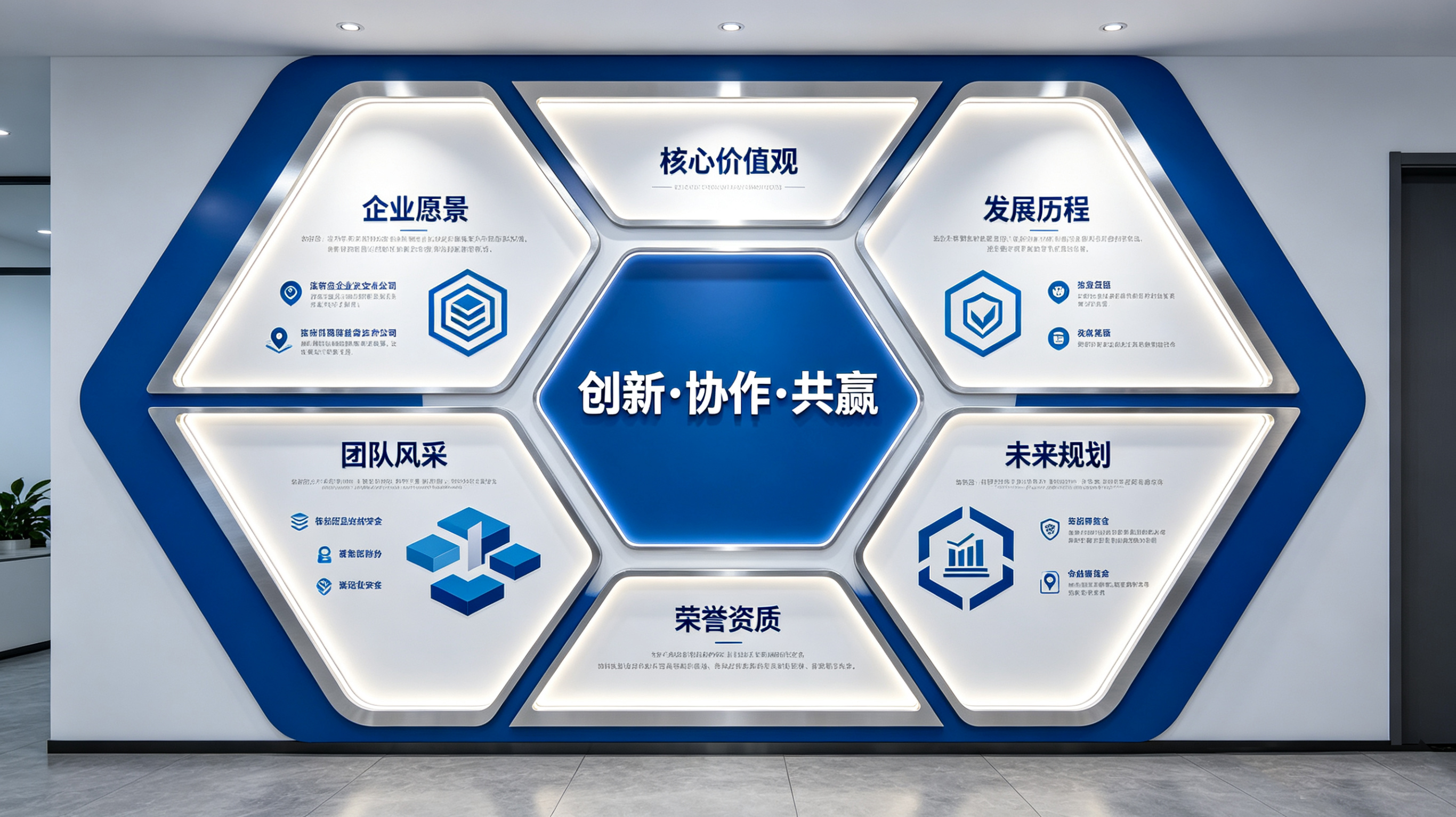  新安企业文化墙六边形避坑指南（新手常犯5个错误）